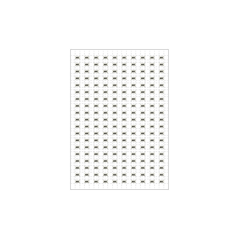 Planche A4 de 190 pictos en 10 x 10 mm Ascenseur pour plan d'evacuation