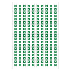 Planche A4 de 190 pictos en 10 x 10 mm Point de rassemblement pour plan d'evacuation