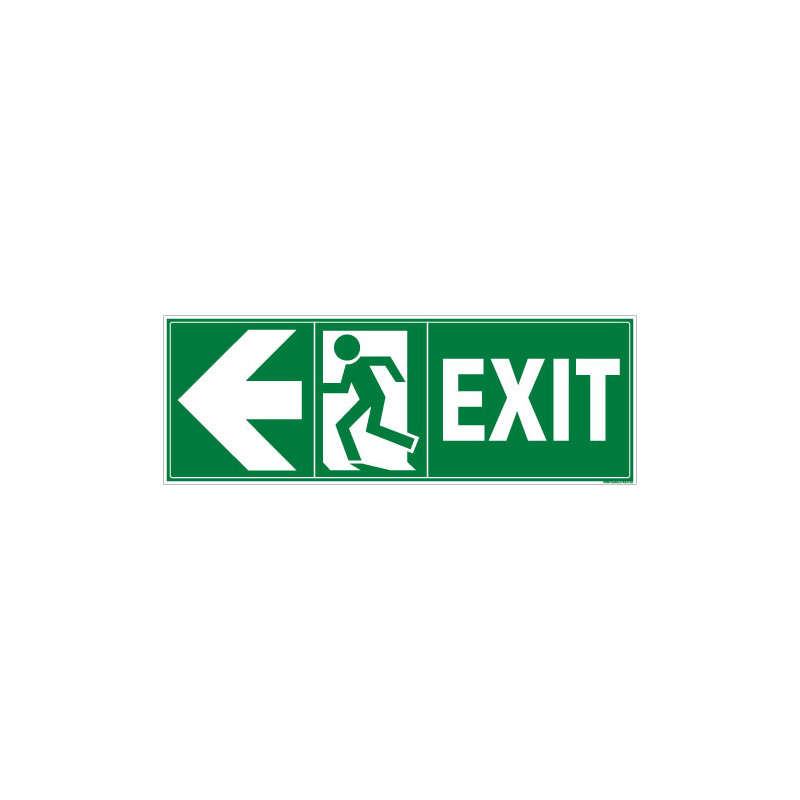 PANNEAU EXIT VERS LA GAUCHE (B0435) PANNEAU EXIT VERS LA GAUCHE (B0435)