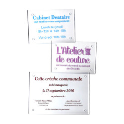 PLAQUE DE PORTE PLEXIGLASS PRESTIGE (WPLEXIPRES05)