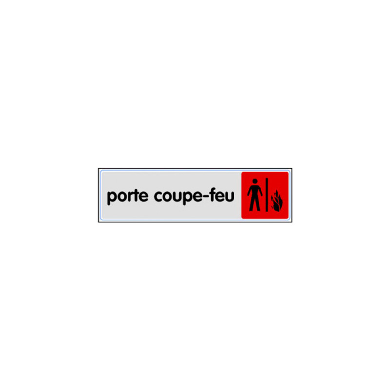 PLAQUE PLEXIGLASS PORTE COUPE-FEU (W40333341) A l'unité