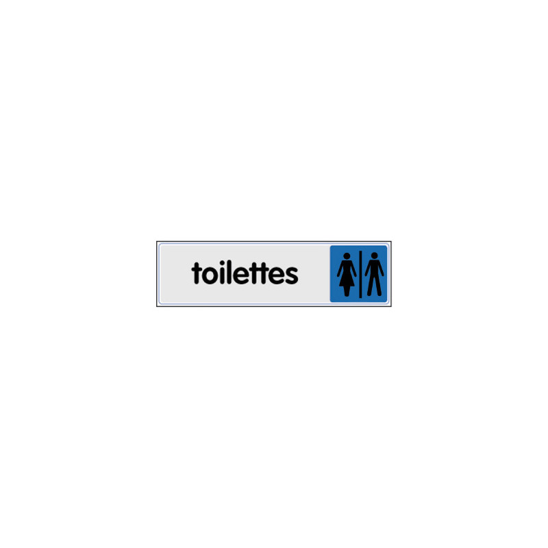 Plaque Plexiglass TOILETTES FEMMES HOMMES (W40333952) A l'unité