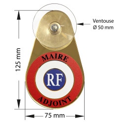 Macaron tricolore maire