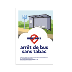 Panneau espace sans tabac -...