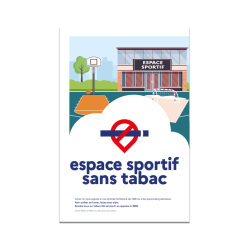 Panneau Espace sportif sans...