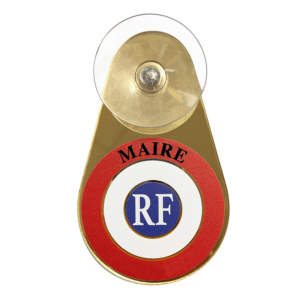 Insigne officiel tricolore Macaron Maire Insigne officiel tricolore Macaron Maire