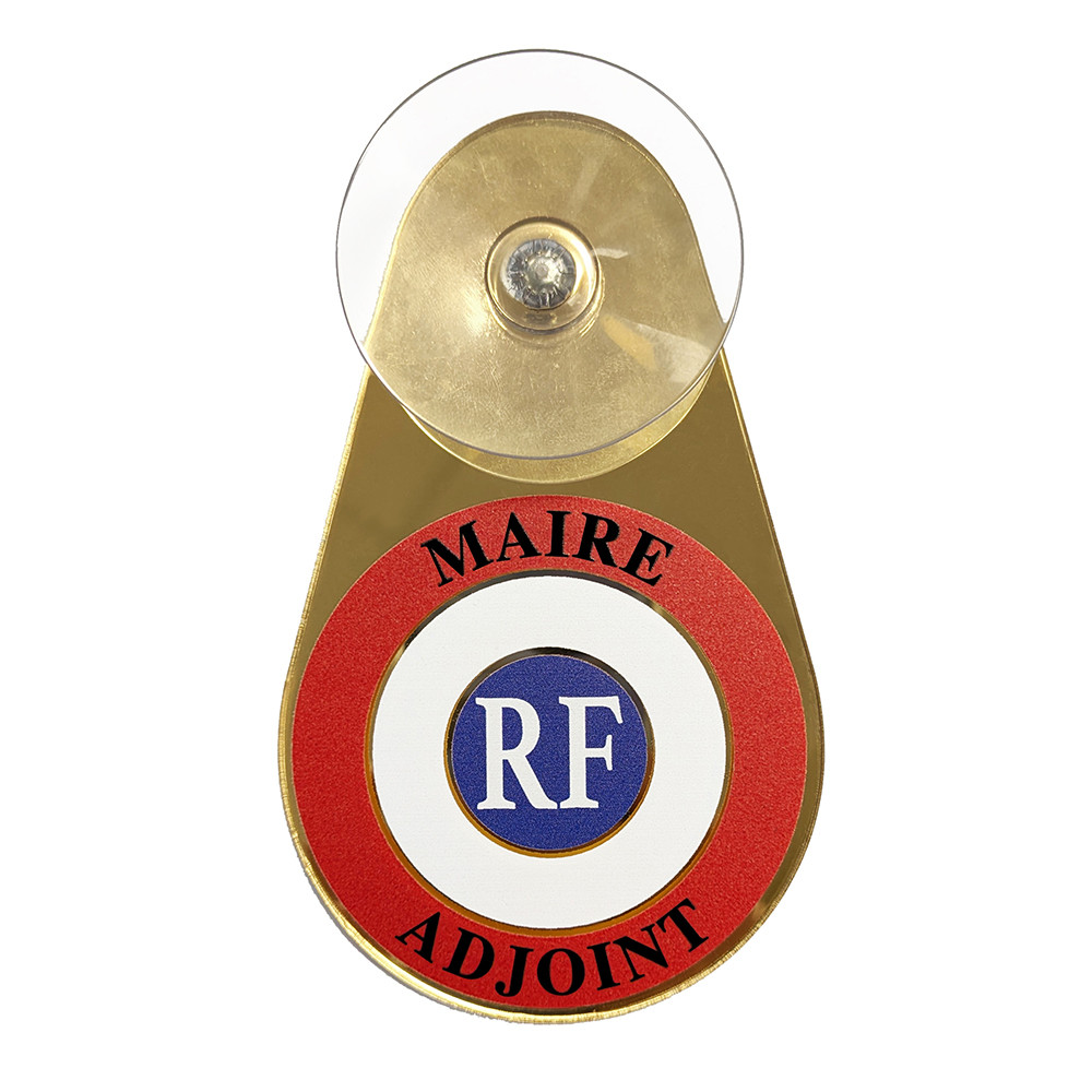 Insigne officiel tricolore Maire Adjoint Insigne officiel tricolore Maire Adjoint