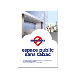 Panneau Espace public sans...