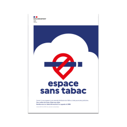 Panneau Espace sans tabac -...