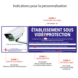 Etablissement sous vidéoprotection à personnaliser