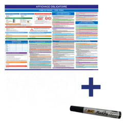 panneau + feutre inclus