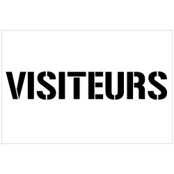 POCHOIR VISITEURS (W0227)