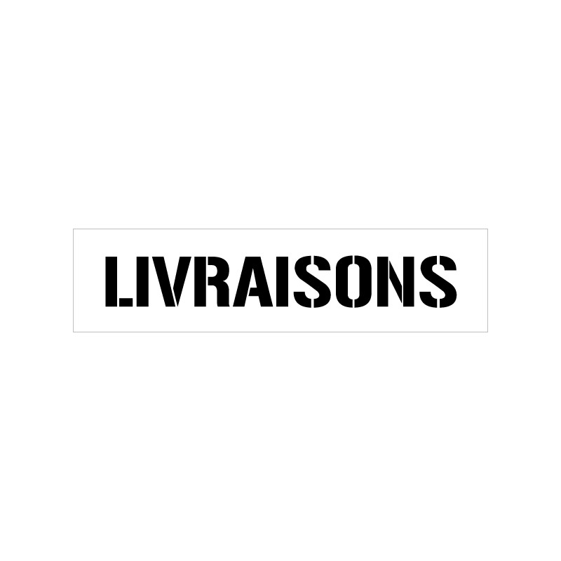 POCHOIR LIVRAISONS (W0309)