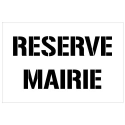 POCHOIR RESERVE MAIRIE (W1052)