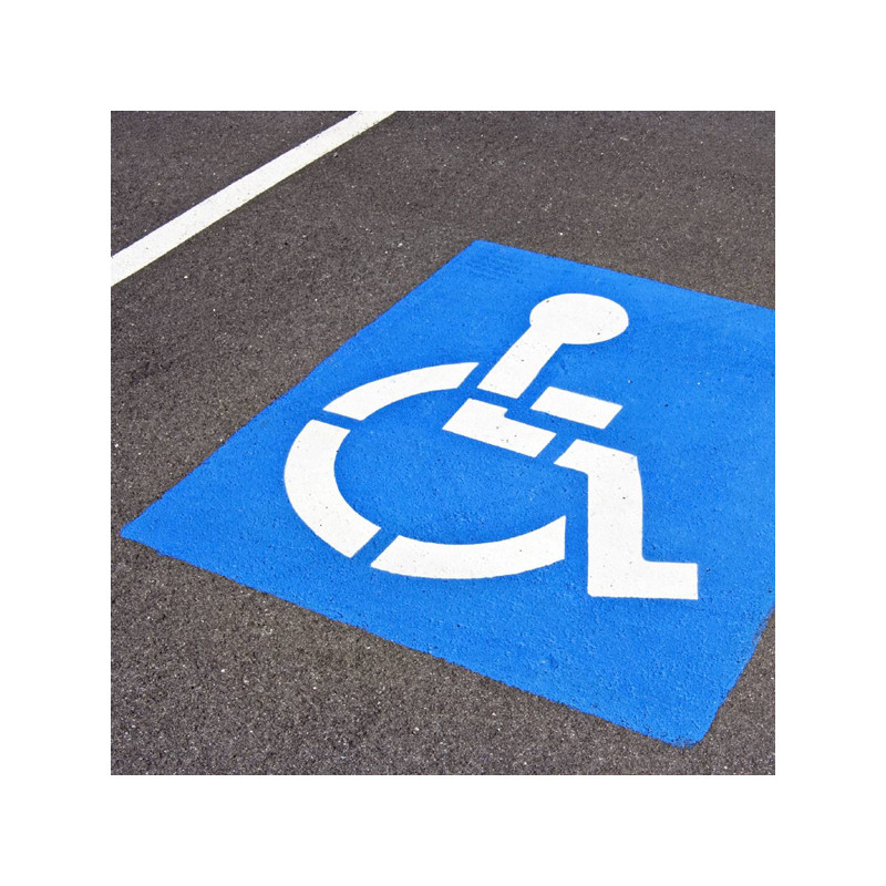 PEINTURE BLANCHE POUR PLACES HANDICAPEES PEINTURE BLANCHE POUR PLACES HANDICAPEES