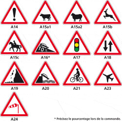 Signaux de danger - Type A
