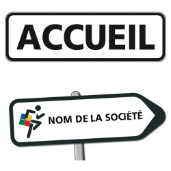 Signalisation directionnelle en aluminium routier