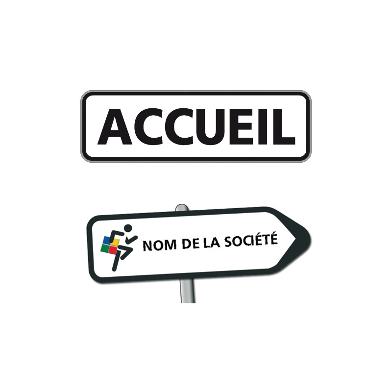 Signalisation directionnelle en aluminium routier