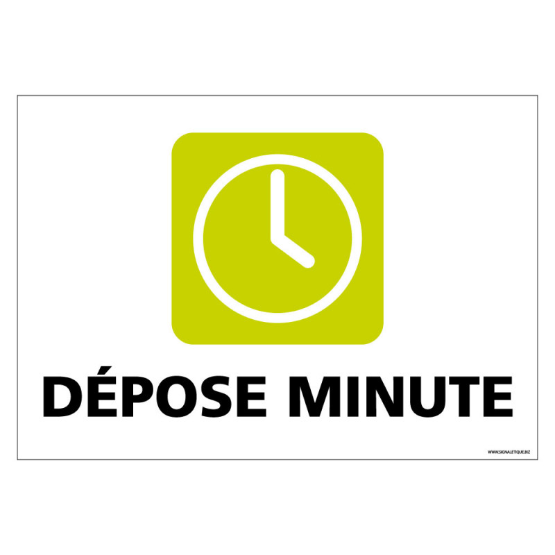 PANNEAU DEPOSE MINUTE (G1289)