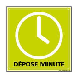 PANNEAU DEPOSE MINUTE (G1290)