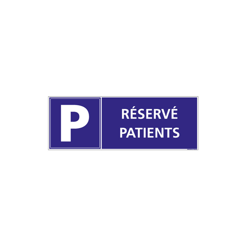 PANNEAU RESERVE AUX PATIENTS (G1299)