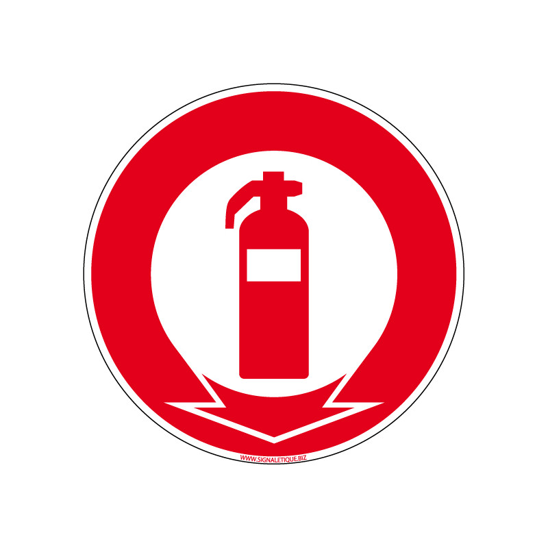 Panneau Incendie EXTINCTEUR ICI (A0040) Panneau Incendie EXTINCTEUR ICI (A0040)