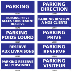 Panneaux parking