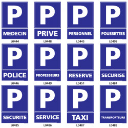 Panneaux de parking