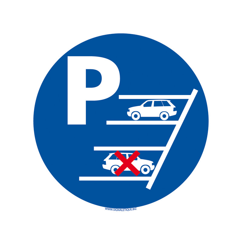 Panneau Parking visiteur avec pictogramme