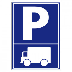 Panneau de signalisation PARKING CAMION (L0569)