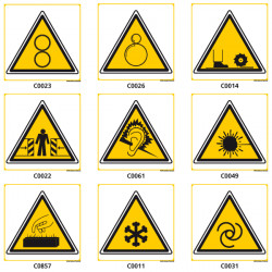 Panneaux de DANGER et d'AVERTISSEMENT