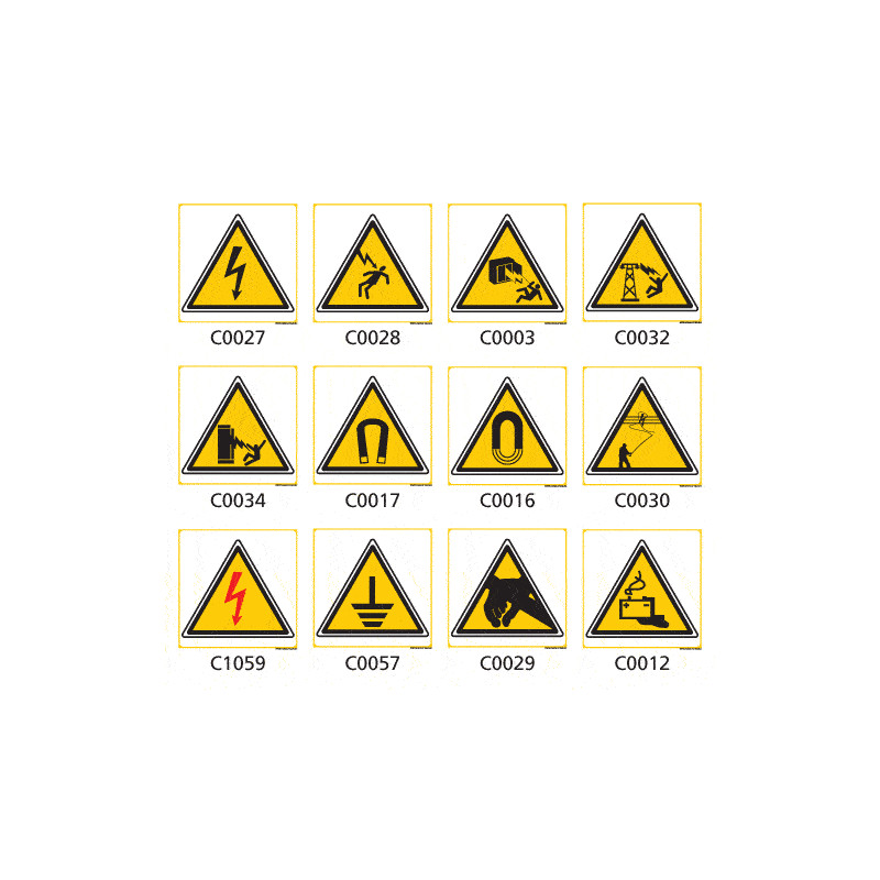 Panneau et Pictogramme de Signalisation danger electrique