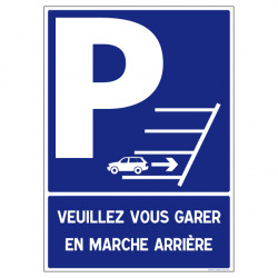 STATIONNEMENT EN MARCHE ARRIERE OBLIGATOIRE (L0590)