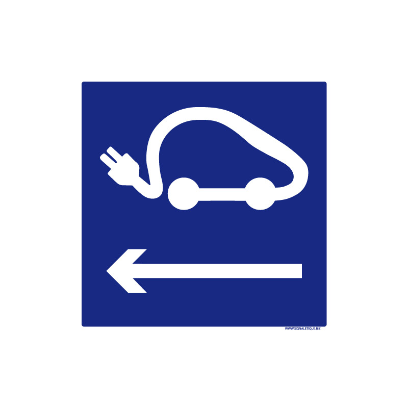 PANNEAU PARKING VOITURE ELECTRIQUE GAUCHE (L0704)