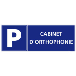 PANNEAU CABINET D'ORTHOPHONIE (L0714)