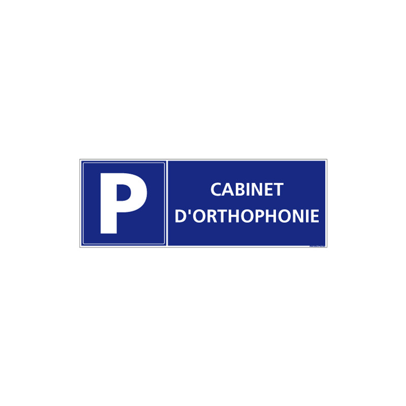 PANNEAU CABINET D'ORTHOPHONIE (L0714)