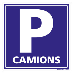 PANNEAU PARKING CAMIONS (L0716)