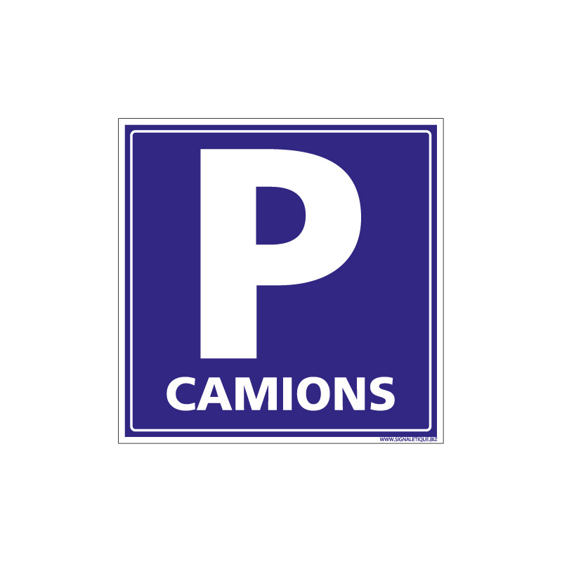 PANNEAU PARKING CAMIONS (L0716)