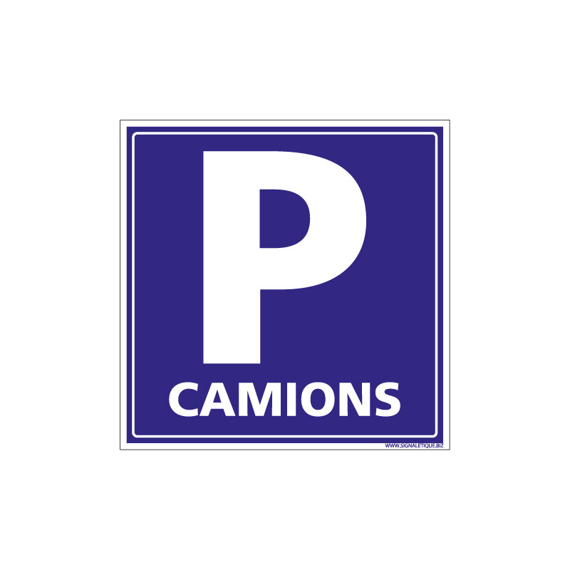 Porte panneau de signalisation pour camion