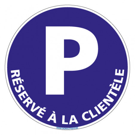 Panneau De Signalétique 'PARKING RÉSERVÉ AUX CLIENTS DE L'HÔTEL' - Matière ABS Anti-UV - Rouge - Neuf