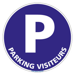 PANNEAU PARKING VISITEURS (L0721)