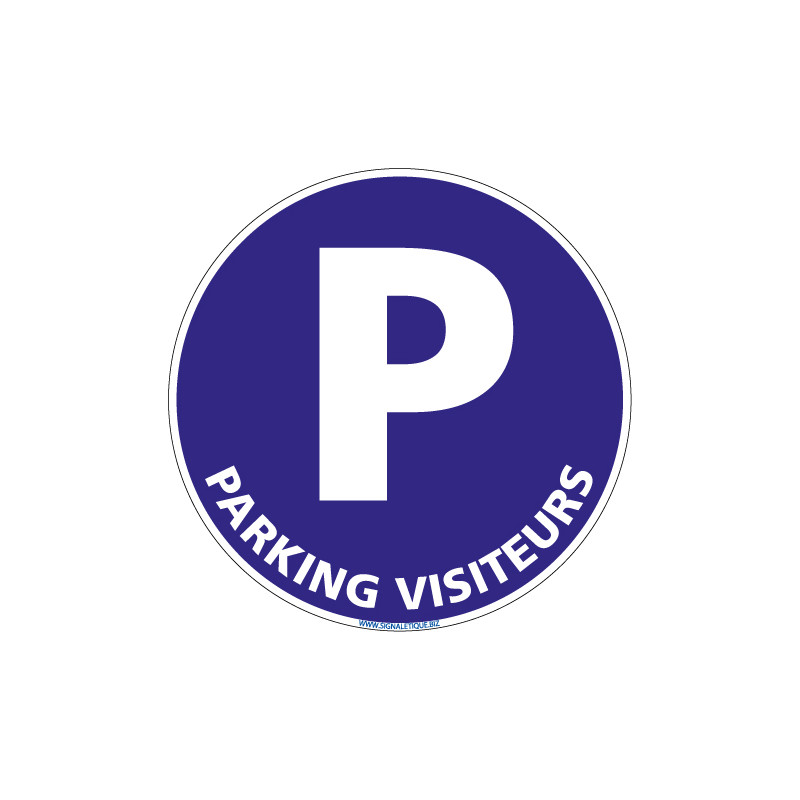 PANNEAU PARKING VISITEURS (L0721)