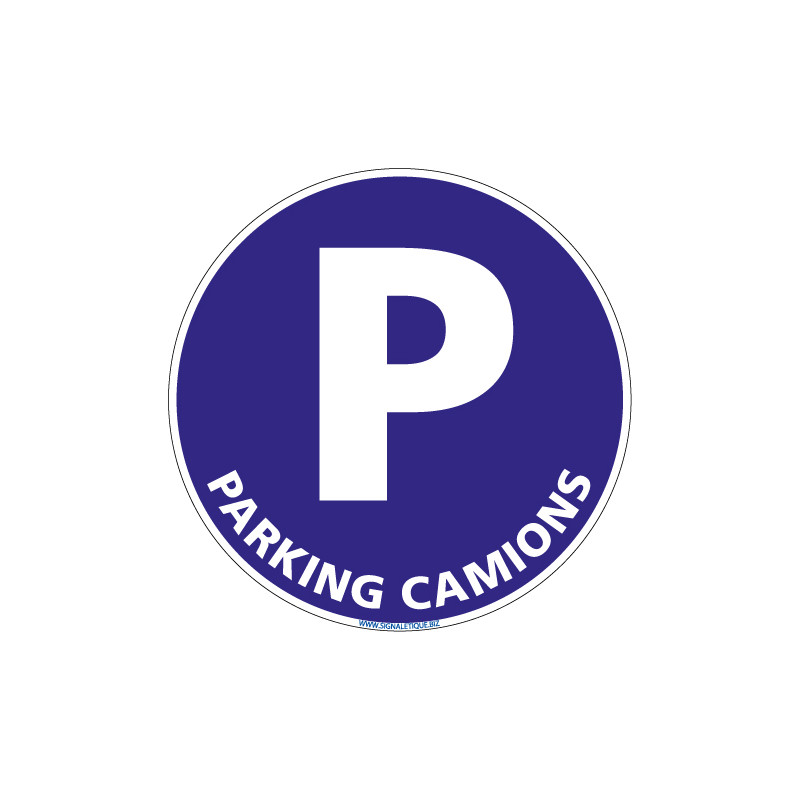 PANNEAU PARKING CAMIONS (L0723)