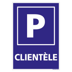 PANNEAU PARKING CLIENTELE (L0739)