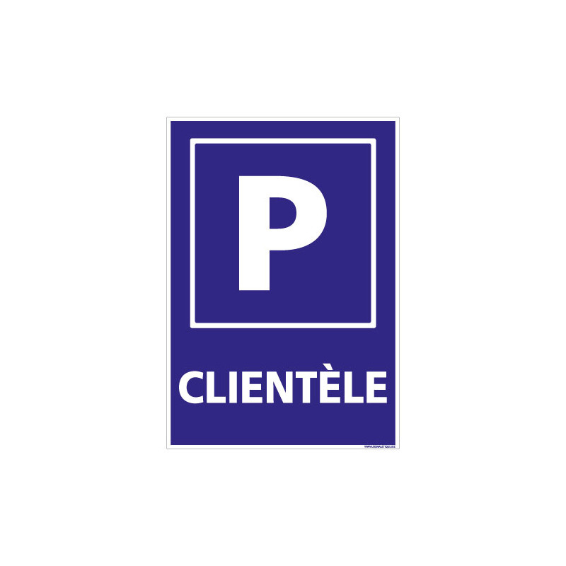 PANNEAU PARKING CLIENTELE (L0739)