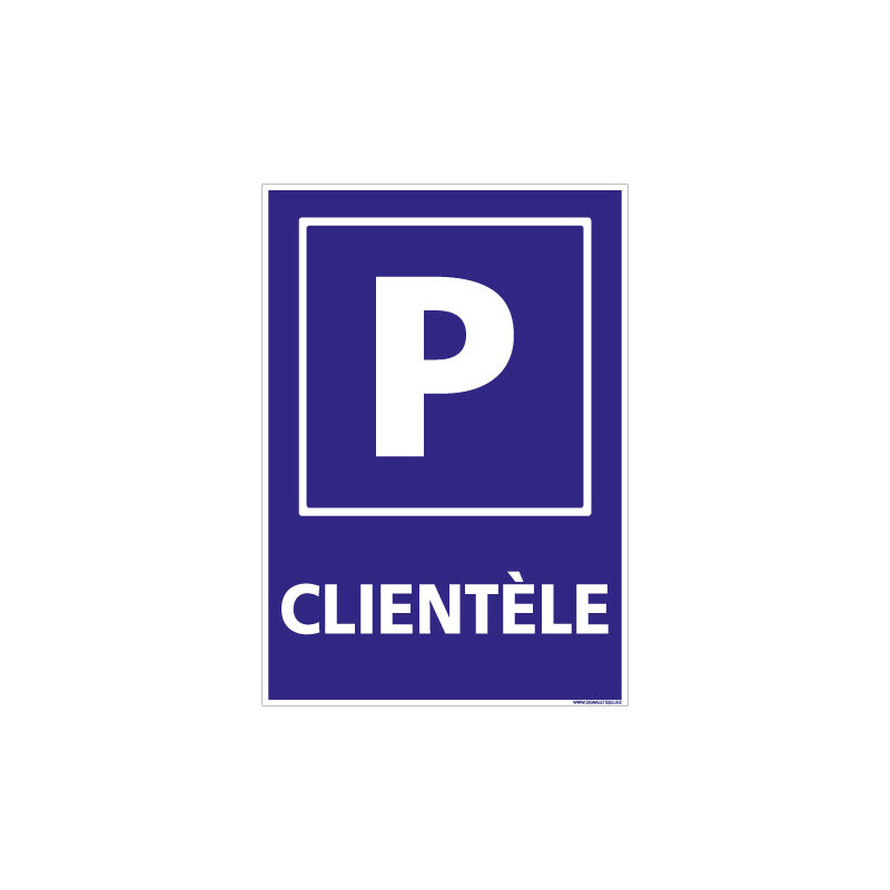PANNEAU PARKING CLIENTELE (L0739) PANNEAU PARKING CLIENTELE (L0739)