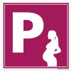 PANNEAU PARKING POUR FEMME ENCEINTE (L0764)