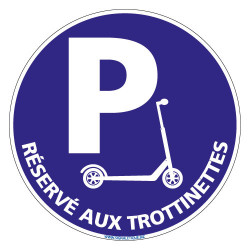 PANNEAU RESERVE AUX TROTTINETTES (L0767)