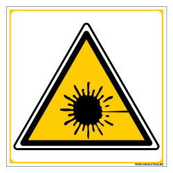 Panneau DANGER LASER RAYONNANT (C0049)