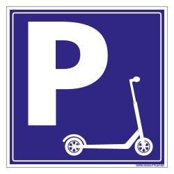 PANNEAU PARKING TROTTINETTES (L0769)